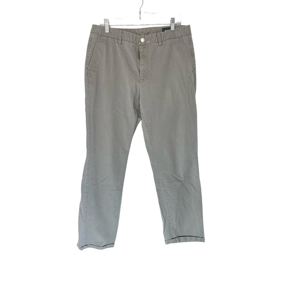 Bonobos Men’s Gray Work‎ Office Relaxed Straight Leg Chino Pants Size 34x34